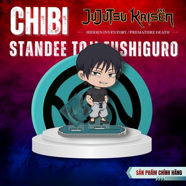 Mô hình Standee Acrylic Chibi Jujutsu Kaisen - Toji Fushiguro - sản phẩm chính hãng