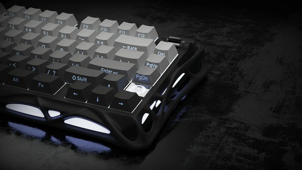 Bàn phím cơ GravaStar Mercury K1 75% Gradient Black thích hợp làm quà tặng gaming gear PC
