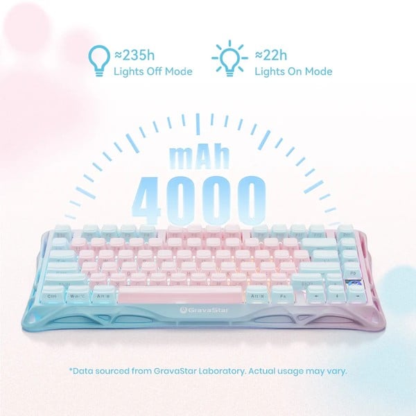 nShop bán bàn phím cơ không dây GravaStar Mercury K1 Lite Special Edition pin sạc dung lượng cao lâu hết pin giá tốt