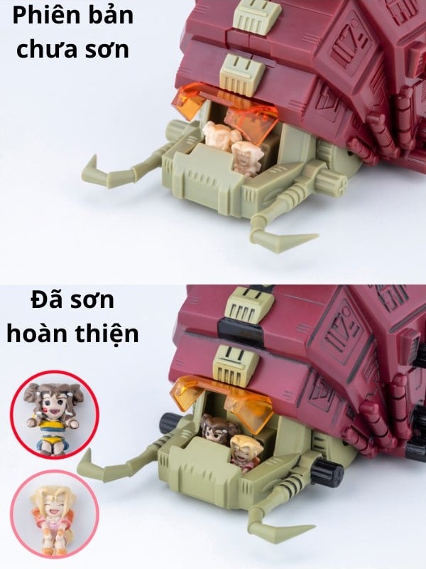 nShop bán D-Style Zoids Gustav Moonbay Clear Parts - Kotobukiya KP877 kèm mini figure pilot chibi