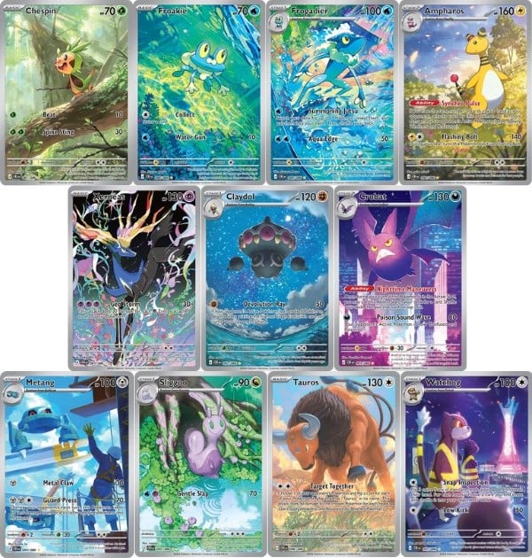 nShop bán Pokemon TCG ME04 Mega Evolution Chaos Rising Booster Pack En Illustration Rare thích hợp để sưu tầm