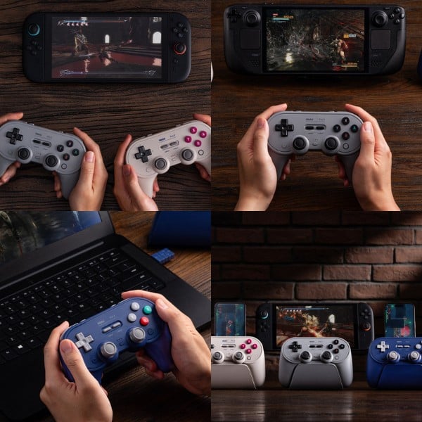nShop bán Tay Cầm Game 8BitDo Pro 3 Bluetooth Gamepad kết nối Switch Steam Deck PC Android Apple