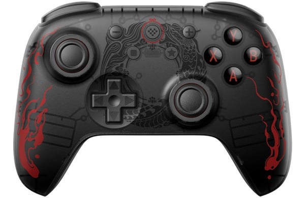 nShop bán Tay Cầm Game 8BitDo Ultimate 2C Wireless Controller Black Myth Wukong thiết kế phong cách đen đỏ
