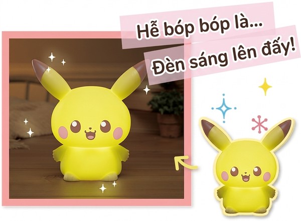 nShop bán Figure Pokemon Center PokePeace Puni Kyun Light Pikachu Wow ship hỏa tốc 1 tiếng giao nhanh giá tốt