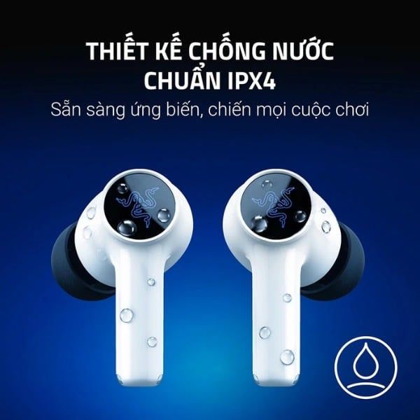Thiết kế chống nước IPX4 của Razer Hammerhead V3 X PlayStation nShop