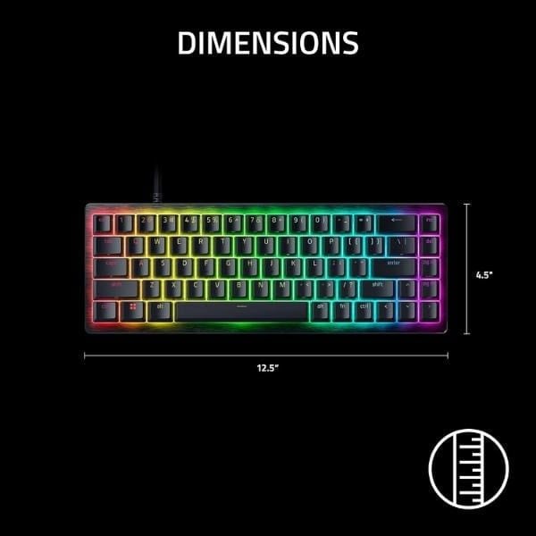 Thông số kích thước bàn phím Razer Huntsman V3 HE Magnetic Mini nShop