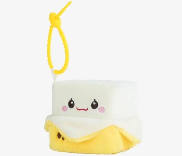 thú bông vuông Squarepals Fruit Collection 7cm banana chuối