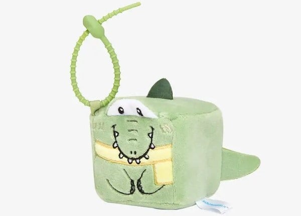 thú bông vuông thú bông vuông Squarepals Ocean Collection 7cm crocodile cá sấu