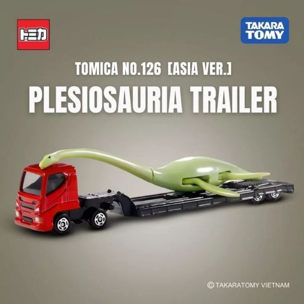 Tomica No. 126 Plesiosauria Trailer Asia Ver là sự lựa chọn tuyệt vời cho góc làm việc cuả bạn