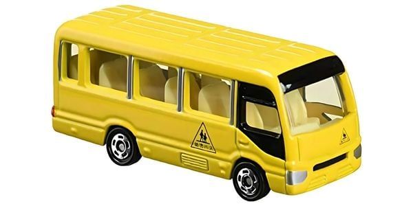 Tomica No. 49 Toyota Coaster Kindergarten Bus Màu Sơn Tươi Sáng