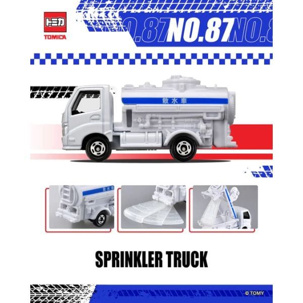 Tomica No. 87 Sprinkler Truck Là Sự Lựa Chọn Hoàn Hảo Cho Các Bạn Thích Phong Cách Độc Lạ