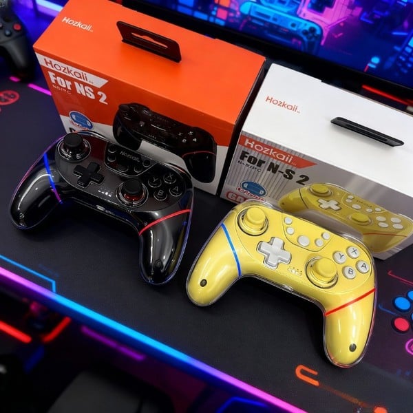 nShop bán Wireless Controller Transparent Switch 2 PC Mobile Hozkaii HQ-5301 dùng được cho PC Switch