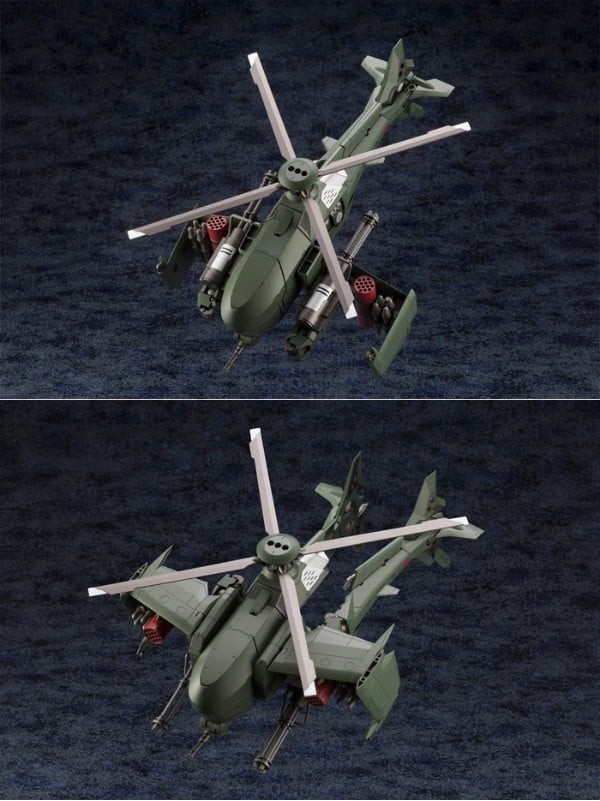 nShop bán model kit máy bay trực thăng Hexa Gear Steelrain - Kotobukiya HG055R biến hình người máy