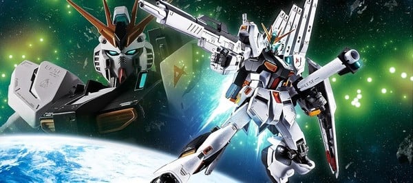 Mô hình cao cấp Nu Gundam - Metal Robot Spirits Side MS có khung xương kim loại đầm tay