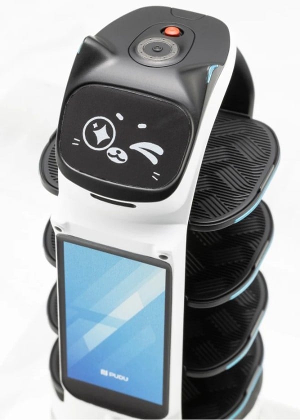 nShop bán mô hình BellaBot Pro White Ver - Pudu Robotics - Kotobukiya KP814 Robot giúp việc tỉ lệ 1-12 1-10