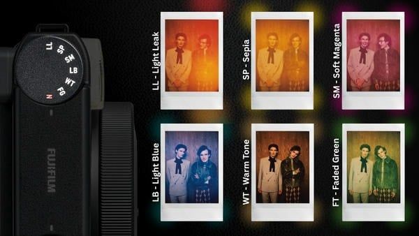 Vòng xoay Color Effect Dial tùy chỉnh 6 hiệu ứng màu sắc trên Instax Mini 99