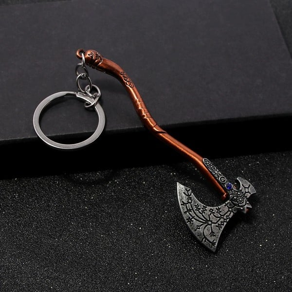 nShop bán Móc khóa God of War Leviathan Axe làm quà tặng game thủ PC PlayStation PS2 PS3 PS4 PS5