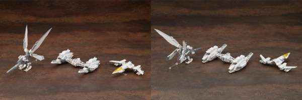 nShop bán M.S.G. Heavy Weapon Unit 64 Weiss Vogel - Kotobukiya MH64 có thể tách thành 3 loại vũ khí riêng biệt