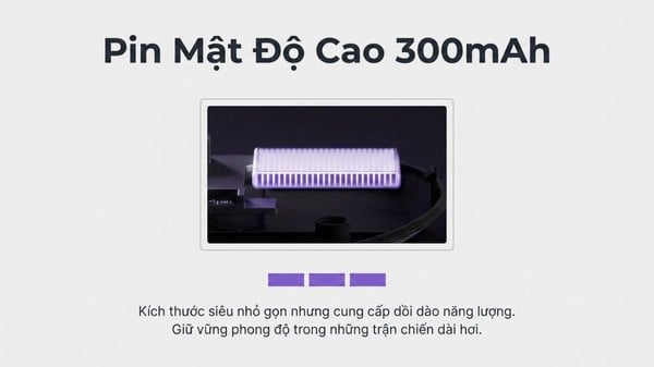 Chuột gaming không dây AKKO Dash V9 Max có pin sạc 300mAh