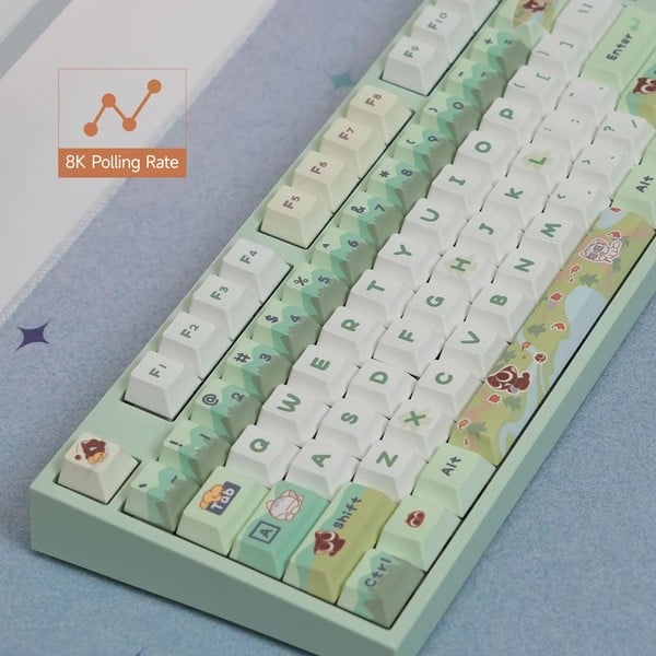 Bàn phím cơ không dây AKKO The Legend of Hei 5108 V5 Akko Piano Pro có Polling Rate 8000Hz