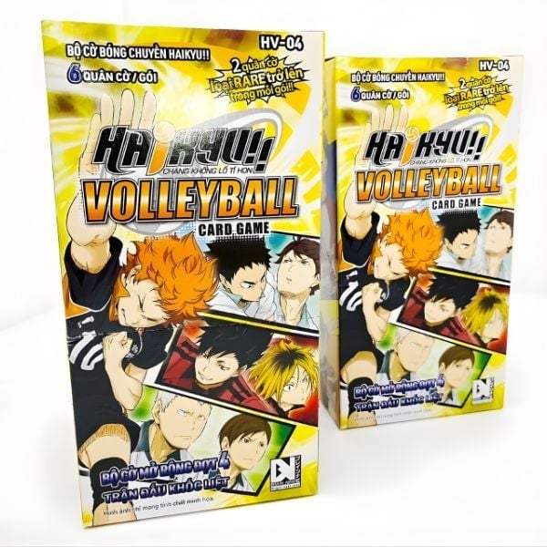 HV-04 Bài Bóng Chuyền Haikyu!! Bộ Cờ Mở Rộng Đợt 4 Trận Đấu Khốc Liệt món quà dành cho fan sưu tầm