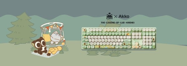 nShop bán Bàn phím cơ không dây AKKO 5108B Plus The Legend of Hei layout full size đủ chức năng chất lượng cao