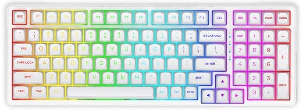 nShop bán bàn phím Gaming E-YOOSO Z99 RGB USB White Silverwood Switch chuẩn game thủ chuyên nghiệp