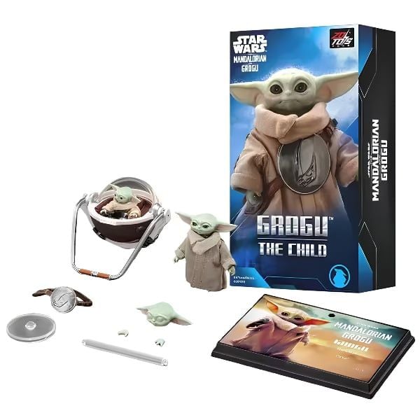 Mô hình Star Wars Action Figures Grogu - ZD Toys ZW11 - nhiều phụ kiện đi kèm