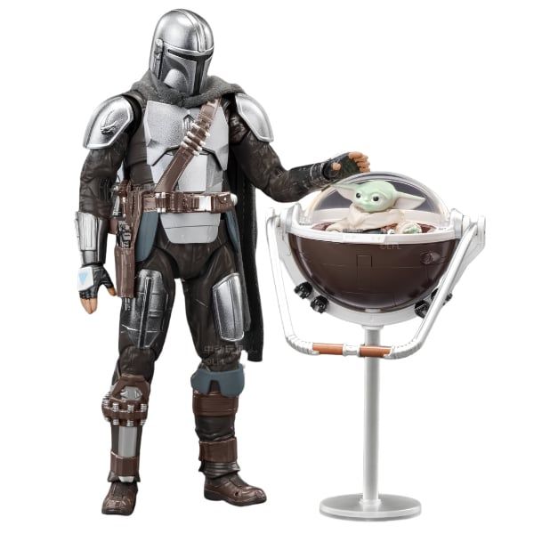 Mô hình Star Wars Action Figures Mandalorian & Grogu set - ZD Toys ZW12 - màu sắc chi tiết