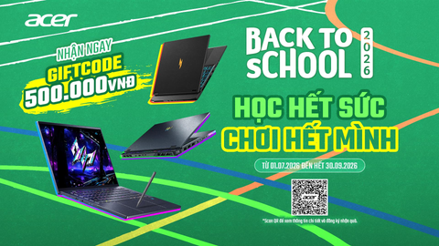 Khuyến Mãi Acer Back To School 2026: 