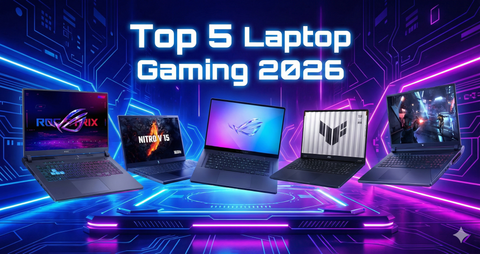 Top 5 Laptop Gaming Đáng Mua Nhất 2026: Kỷ Nguyên AI PC & RTX 50 Series
