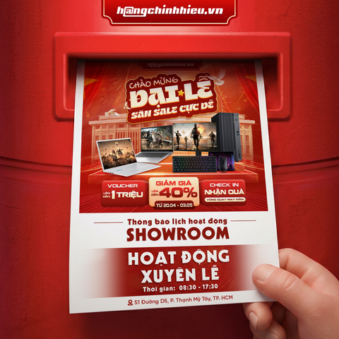 🚨 TIN NÓNG HỔI: SHOWROOM HÀNG CHÍNH HIỆU HOẠT ĐỘNG XUYÊN LỄ! 🚨