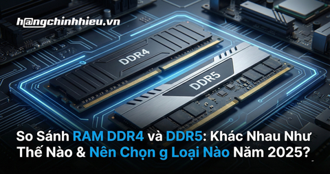 So Sánh RAM DDR4 và DDR5: Khác Nhau Như Thế Nào & Nên Chọn Loại Nào Năm 2025?