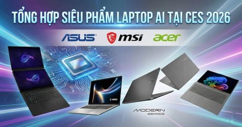 CES 2026: Kỷ Nguyên AI PC Bùng Nổ Với Loạt Laptop 
