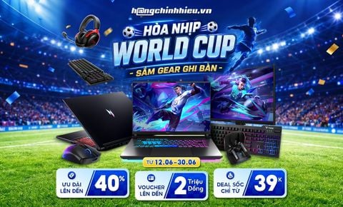 Hòa Nhịp World Cup - Sắm Gear Ghi Bàn, Sale Khủng Đến 40% tại Hàng Chính Hiệu