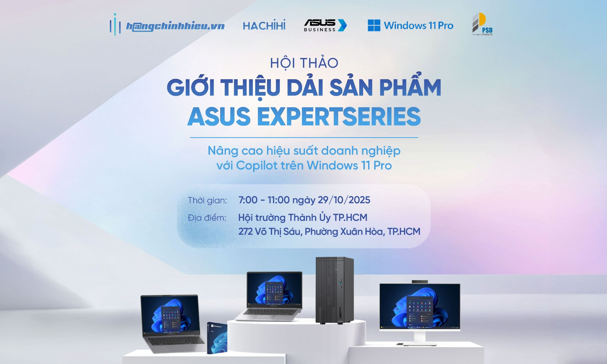 WORKSHOP GIỚI THIỆU DẢI SẢN PHẨM EXPERTSERIES cùng ASUS và MICROSOFT