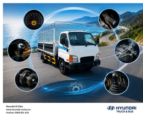 DẤU HIỆU HỘP SỐ GẶP VẤN ĐỀ CẦN KIỂM TRA NGAY TRÊN HYUNDAI MIGHTY N550LA