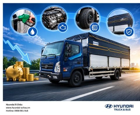 CÁCH GIẢM CHI PHÍ VẬN HÀNH CHO XE KINH DOANH VẬN TẢI – BÍ QUYẾT GIA TĂNG LỢI NHUẬN CÙNG HYUNDAI EX11XL
