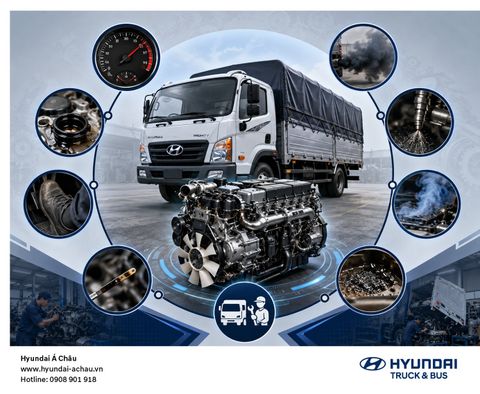 KHI NÀO CẦN ĐẠI TU XE TẢI HYUNDAI? NHỮNG DẤU HIỆU CHỦ XE KHÔNG NÊN BỎ QUA