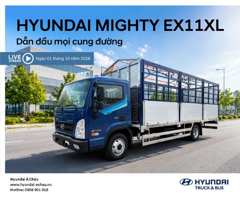 THÔNG BÁO LIVESTREAM TIKTOK – HYUNDAI MIGHTY EX11XL