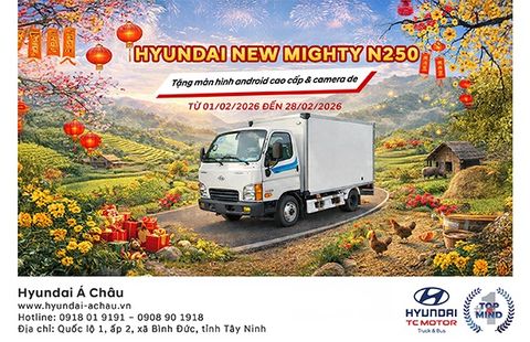 CHƯƠNG TRÌNH KHUYẾN MÃI ĐẦU XUÂN – HYUNDAI NEW MIGHTY N250