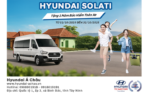 HYUNDAI SOLATI – ƯU ĐÃI ĐẶC BIỆT THÁNG 10