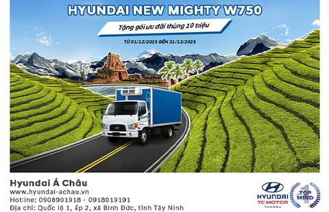 THÁNG 12 RỰC RỠ CÙNG HYUNDAI MIGHTY W750