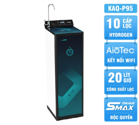 Máy lọc nước P95 công nghệ 10 lõi bảo vệ sức khỏe
