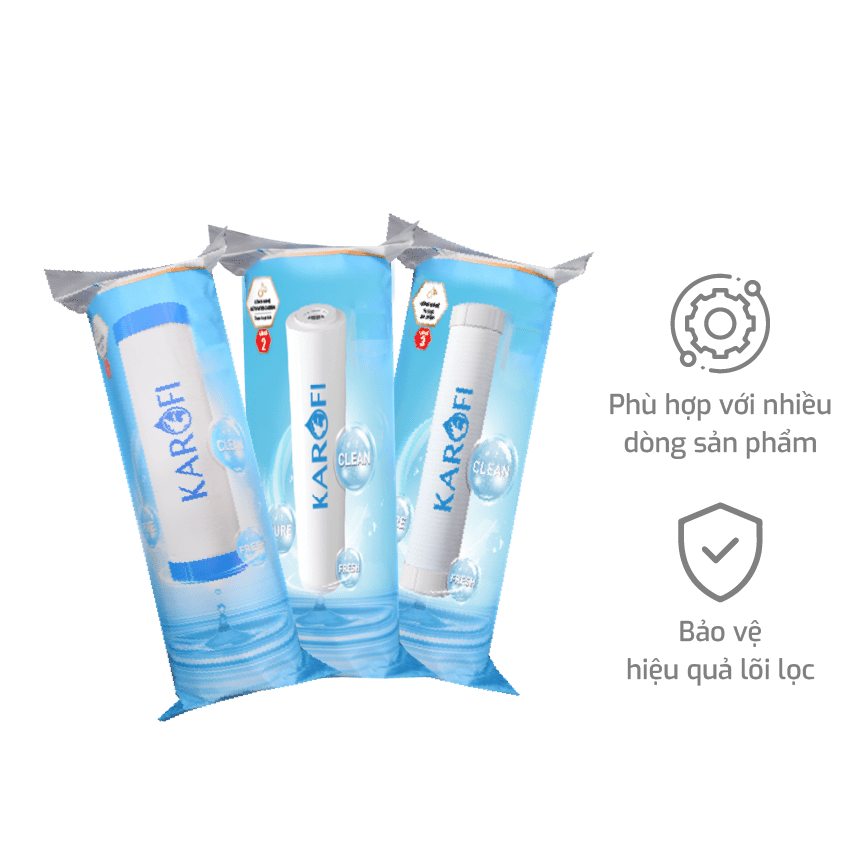 Lõi lọc Karofi 1 2 3 có gì khác so với lõi lọc thông thường