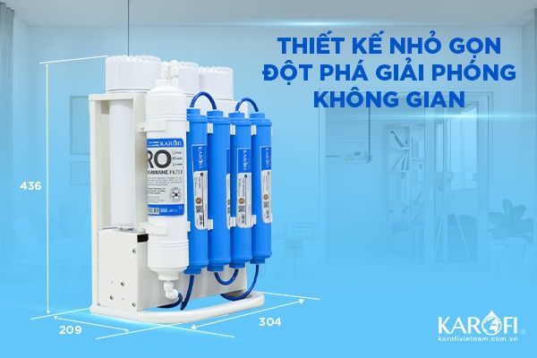 SS030 máy lọc nước karofi slim 8 cấp bảo vệ sức khỏe