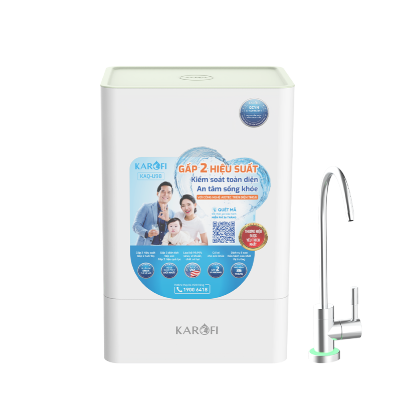 Máy lọc nước Karofi KAQ-U98 có đáng mua không?