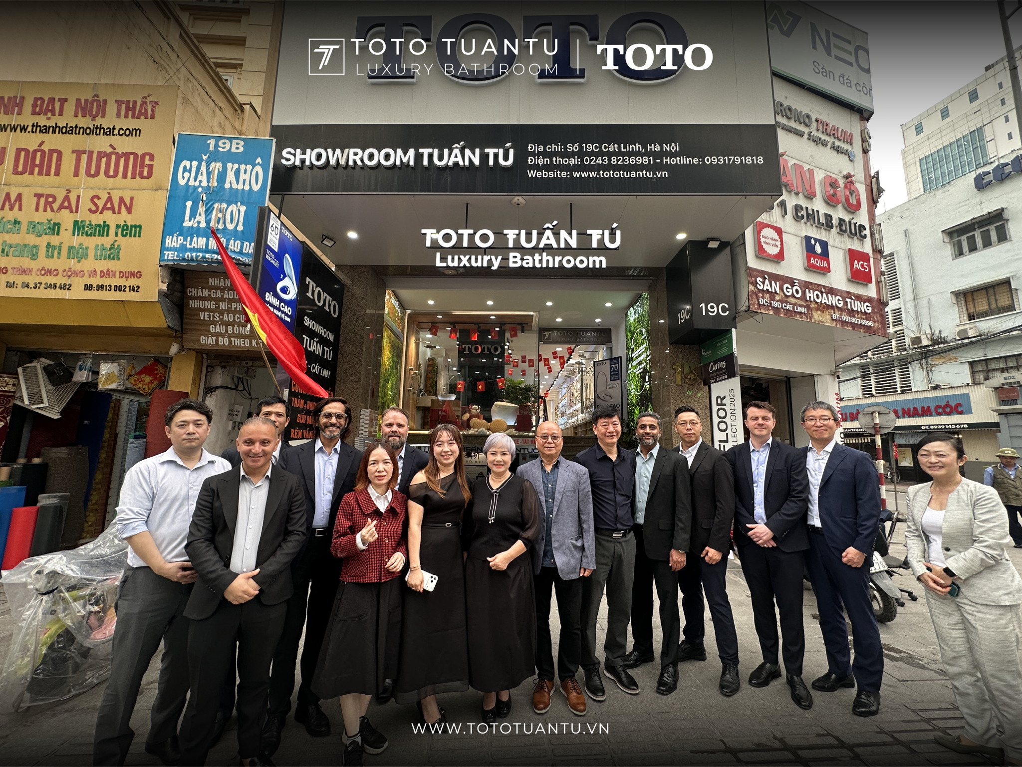 ĐOÀN NHÂN VIÊN TOTO QUỐC TẾ THAM QUAN & LÀM VIỆC TẠI VIỆT NAM