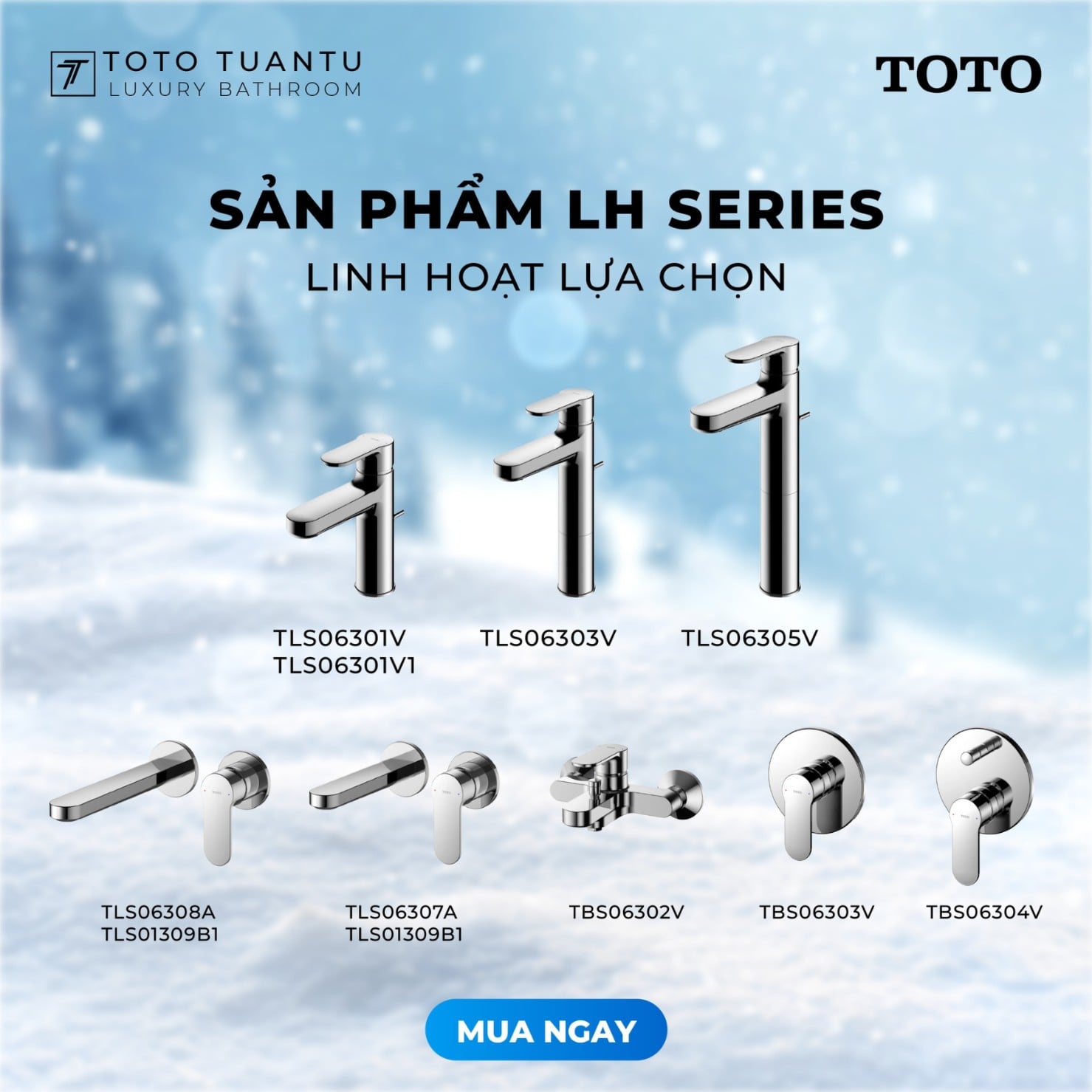 GIỚI THIỆU BỘ SƯU TẬP VÒI CHẬU MỚI TOTO: LH SERIES!