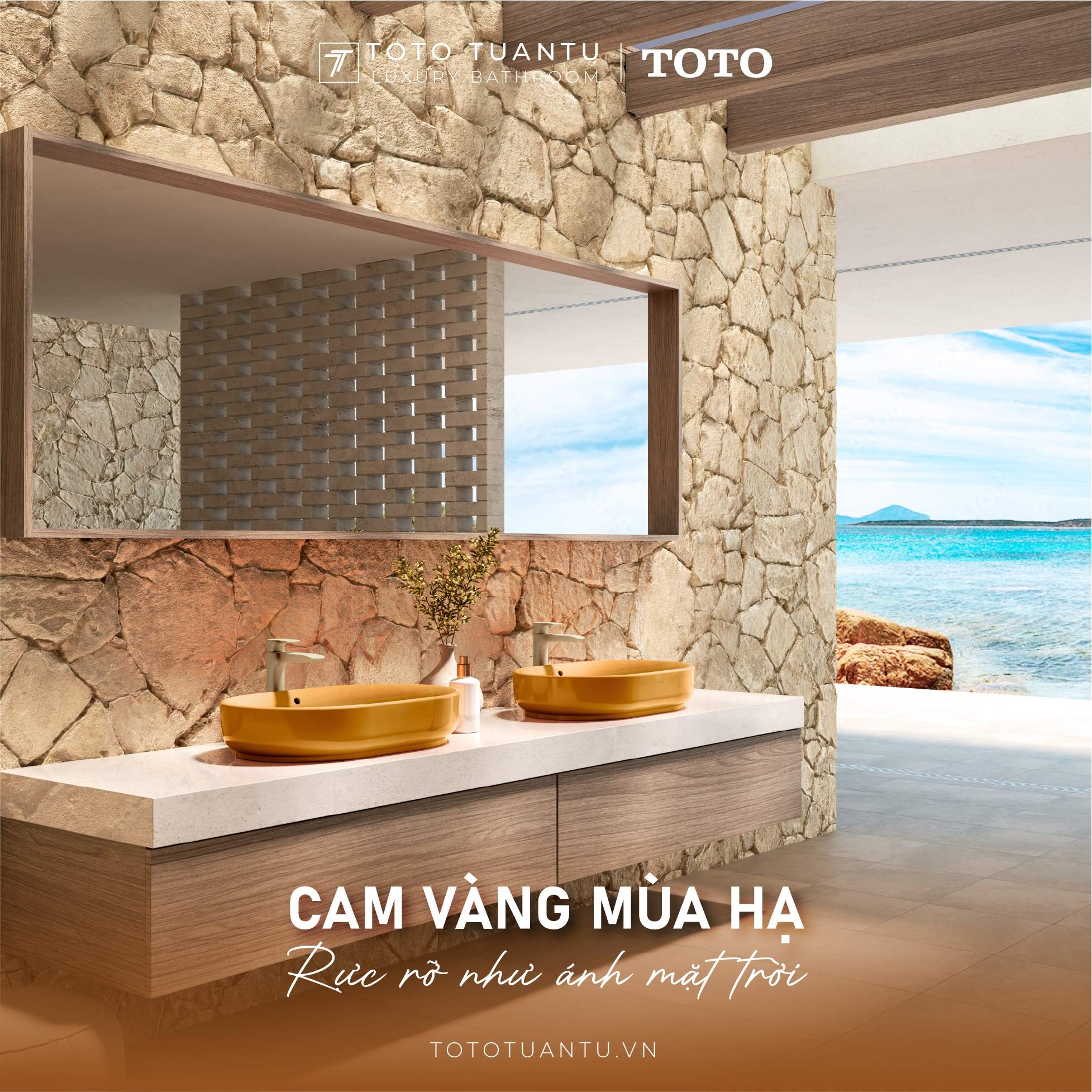 CHẬU MÀU TOTO-RỰC RỠ NHƯ ÁNH MẶT TRỜI